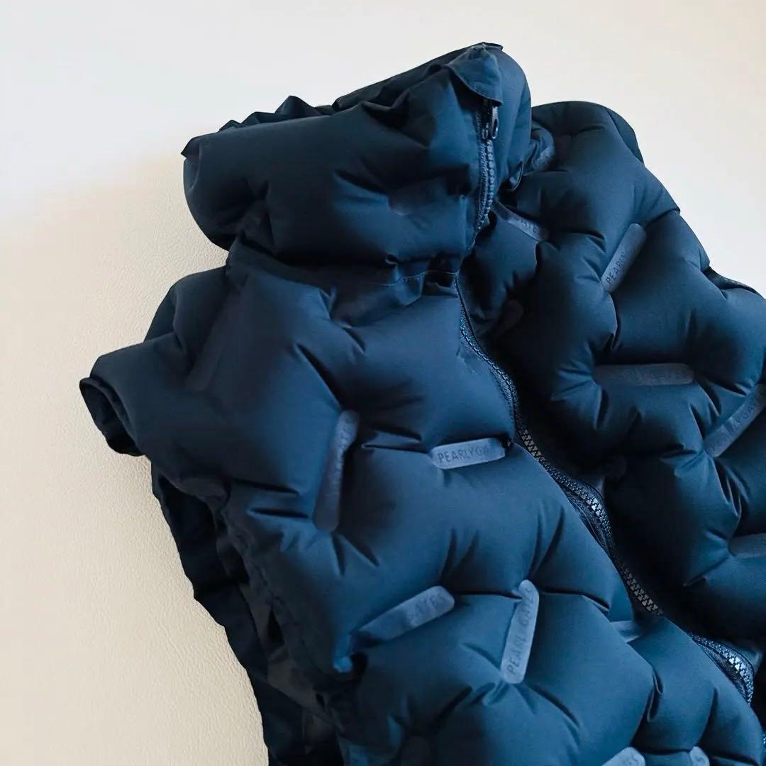 1840【極美品】パーリーゲイツ　エアーベスト　調整可能　ブラック　XL相当