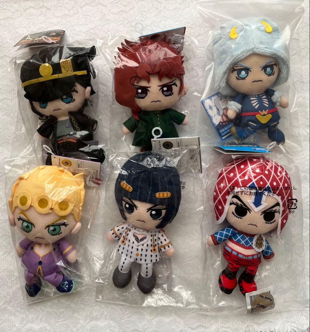 ジョジョの奇妙な冒険 chibiぬいぐるみ 6体セット