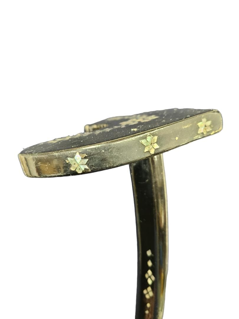 高級刀掛け2 螺鈿 1本掛け 約66ｘ26ｘ20 日本刀 真剣 骨董 0118