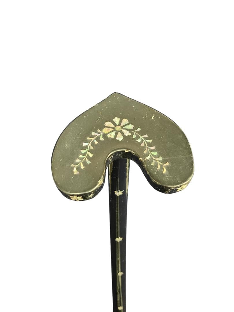 高級刀掛け2 螺鈿 1本掛け 約66ｘ26ｘ20 日本刀 真剣 骨董 0118