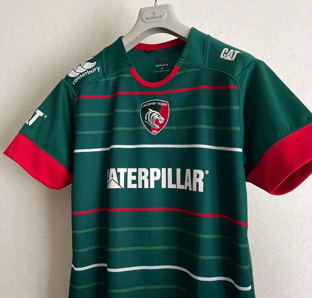 カンタベリー レスタータイガース ラグビー ジャージ ラガシャツ ポロシャツ M