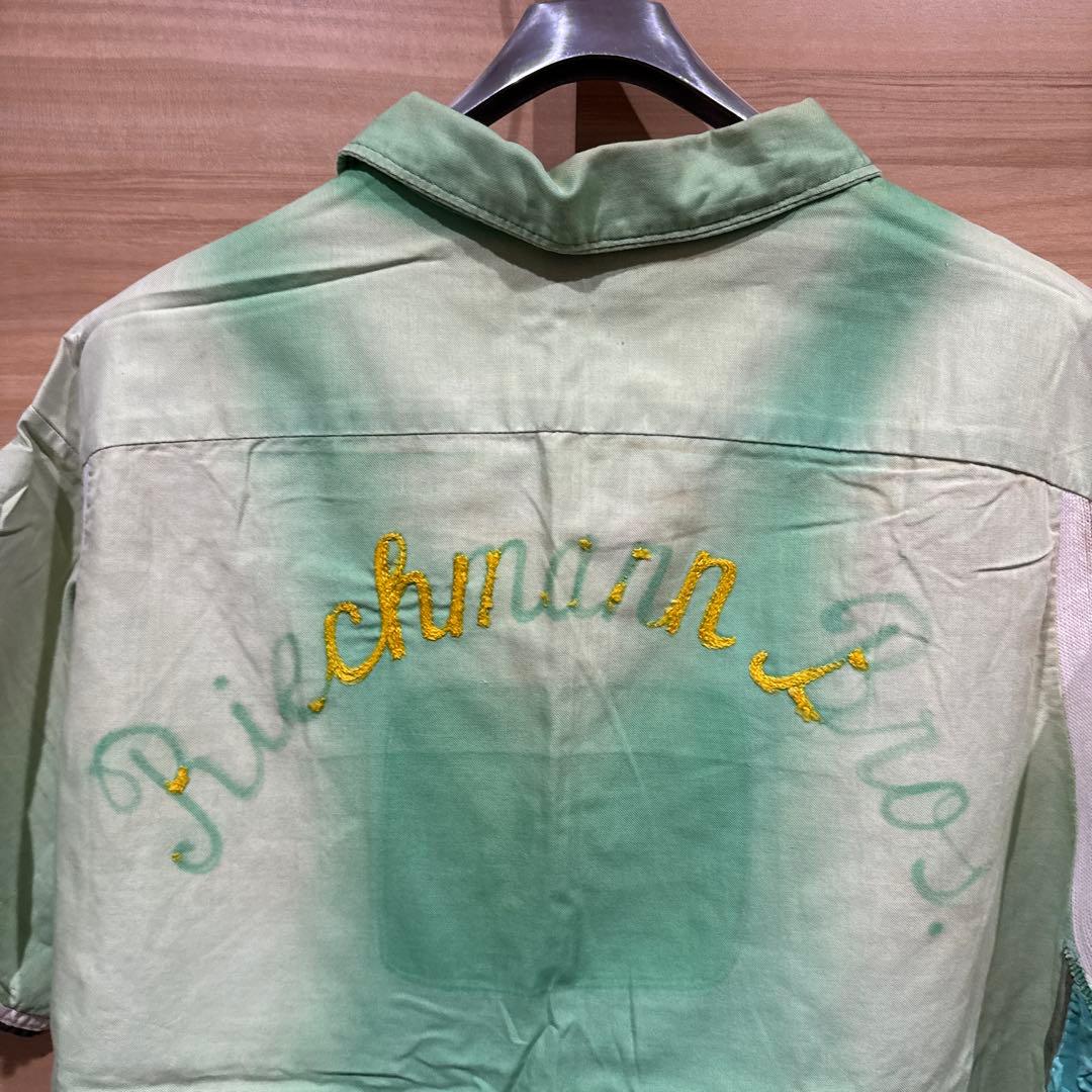 着画あり　60's 60年代 ボウリングシャツ XL
