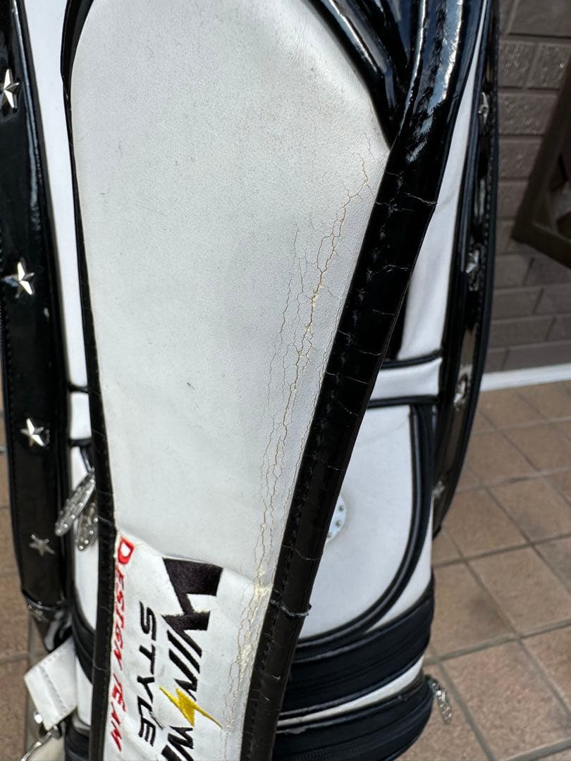 兄〜！　winwinstyle ゴルフキャディバッグ　フード付き