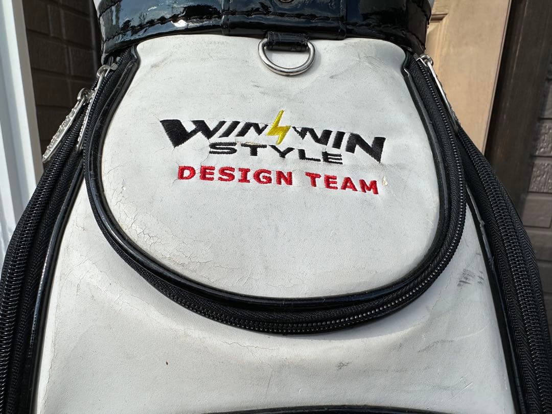 兄〜！　winwinstyle ゴルフキャディバッグ　フード付き