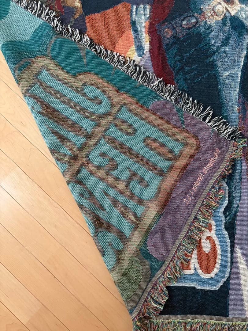 【希少】ジミ・ヘンドリックス フリンジ付きラグマット　JIMI HENDRIX