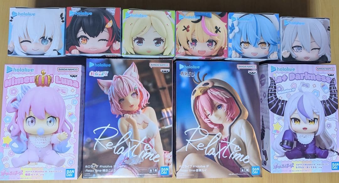ホロライブ　フィギュア　まとめ売り　ひっかけフィギュア　リラックスタイム　おまけ