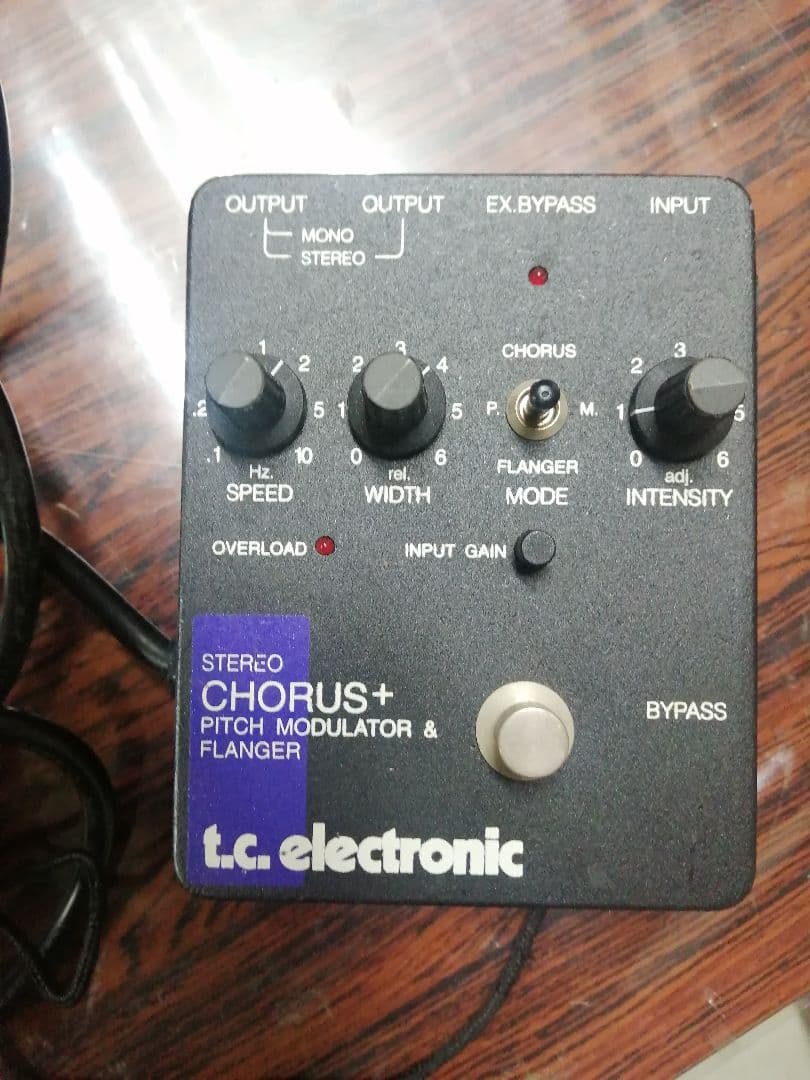 廃盤？t.c. electronic STEREO CHORUS FLANGER