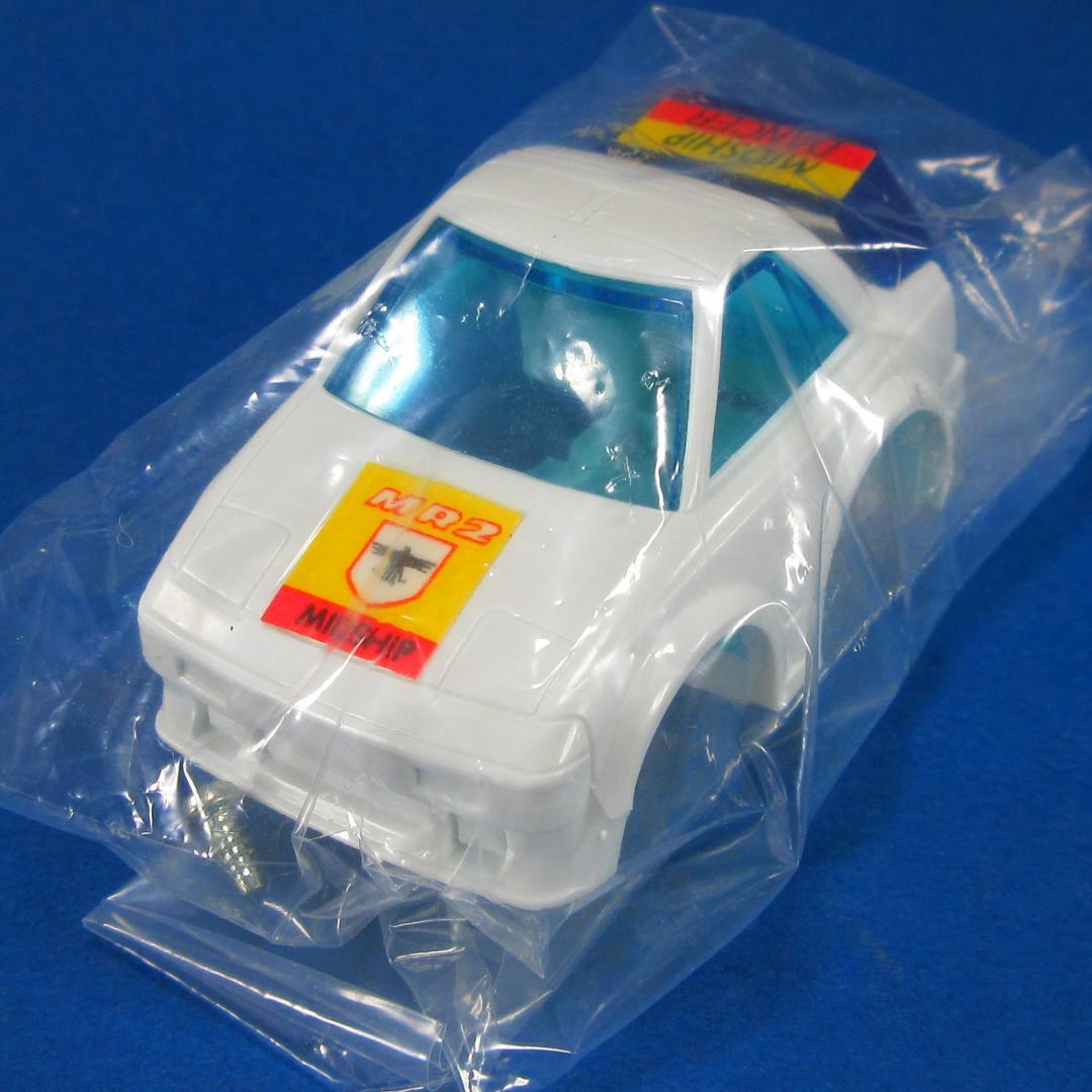 懐かしい 交換用新品ボディ 日本製 チョロＱ A-60 MR-2 黄 白 青