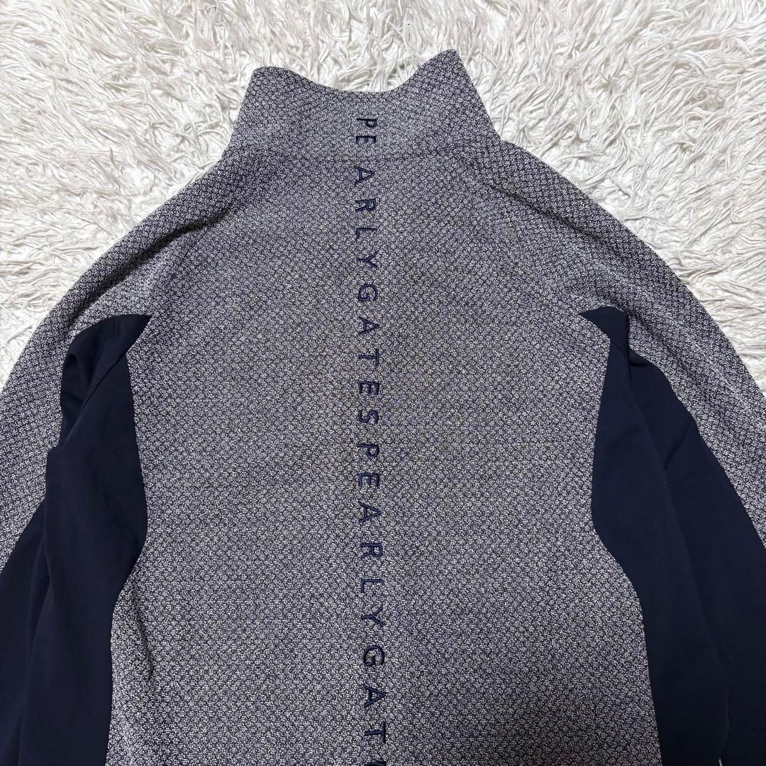 【未使用級】23年モデル　パーリーゲイツ　ダイヤニットジャガードブルゾン　5