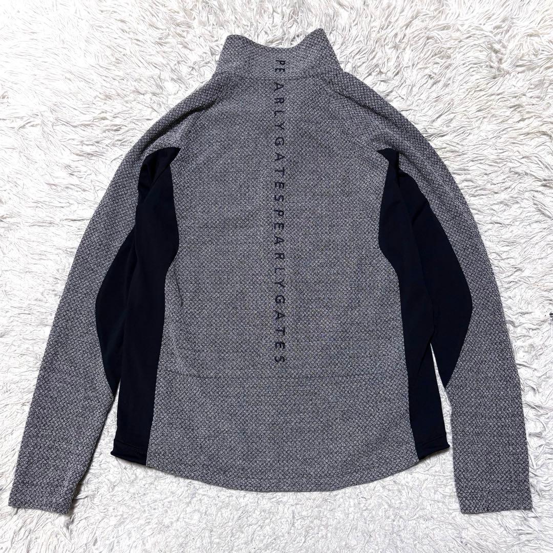 【未使用級】23年モデル　パーリーゲイツ　ダイヤニットジャガードブルゾン　5