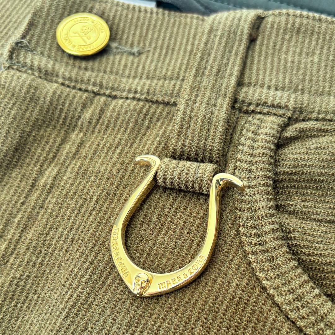 MARK & LONA マークアンドロナ ゴルフ　裏起毛 コーデュロイパンツ