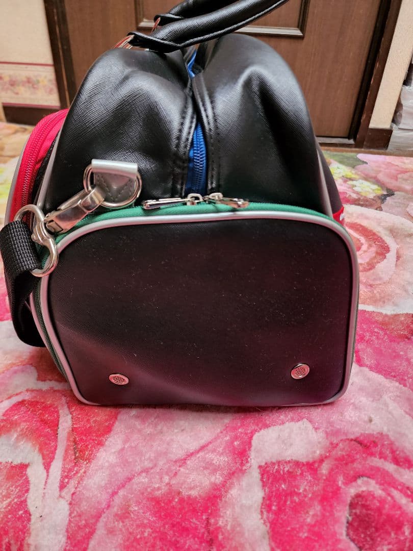 カステルバジャック　カラフルストライプ ゴルフボストンバッグ