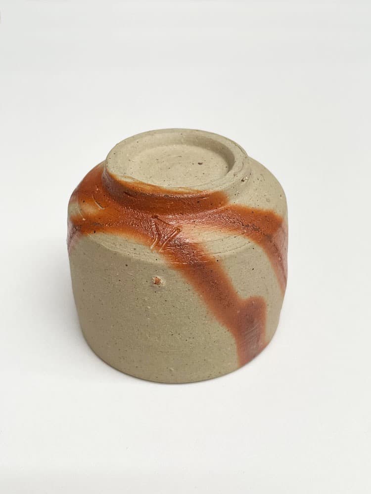 ■人間国宝・山本陶秀 作品 備前 緋襷酒呑 酒器