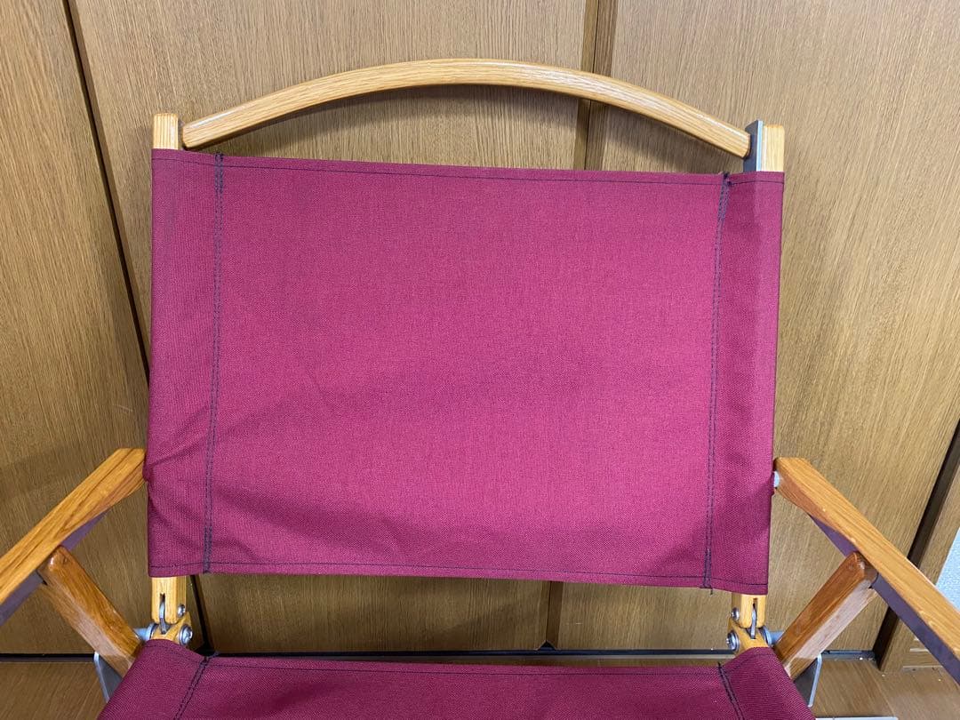 美品★良品★カーミットチェア★バーガンディキャンプ