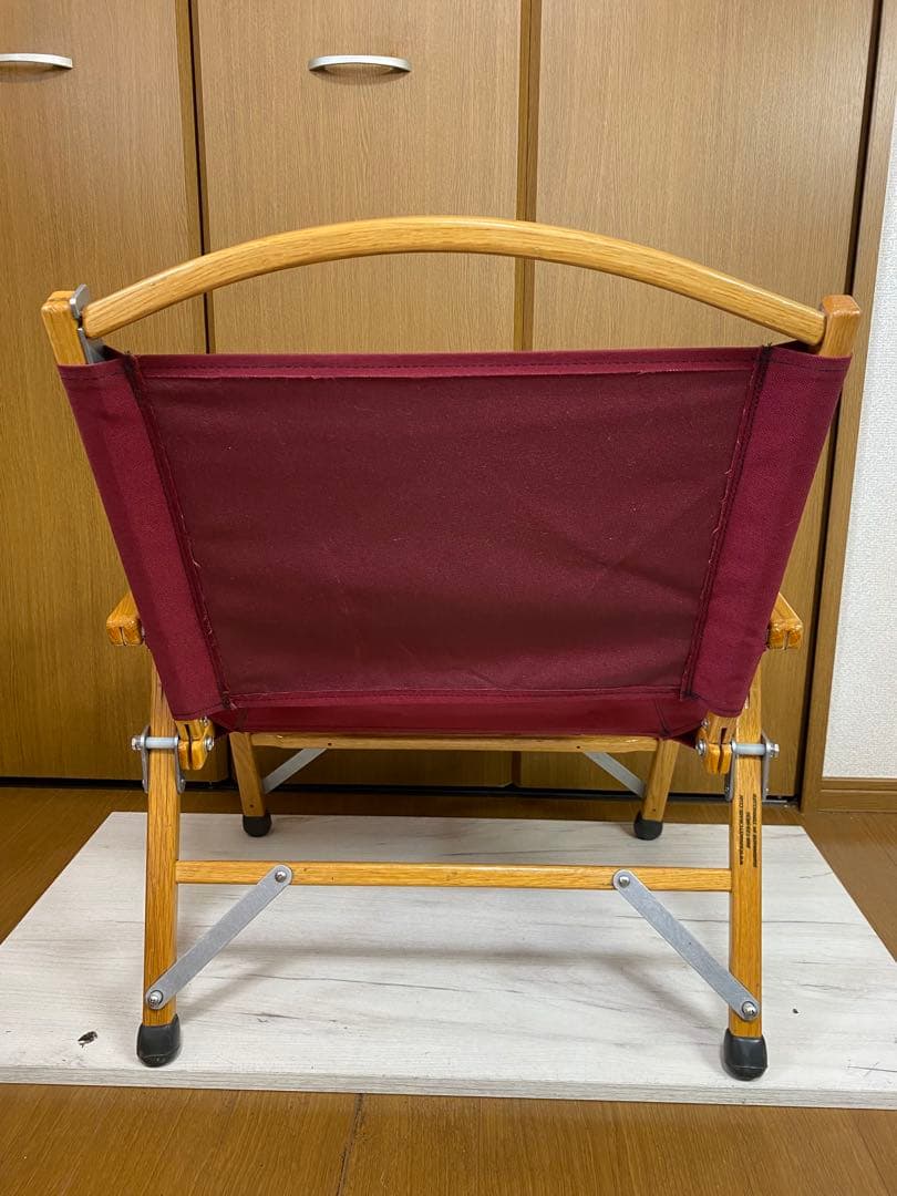 美品★良品★カーミットチェア★バーガンディキャンプ