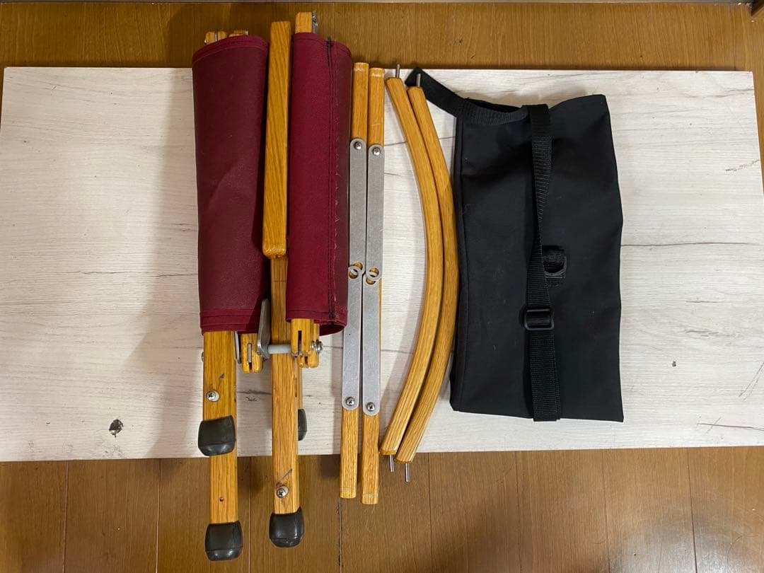 美品★良品★カーミットチェア★バーガンディキャンプ