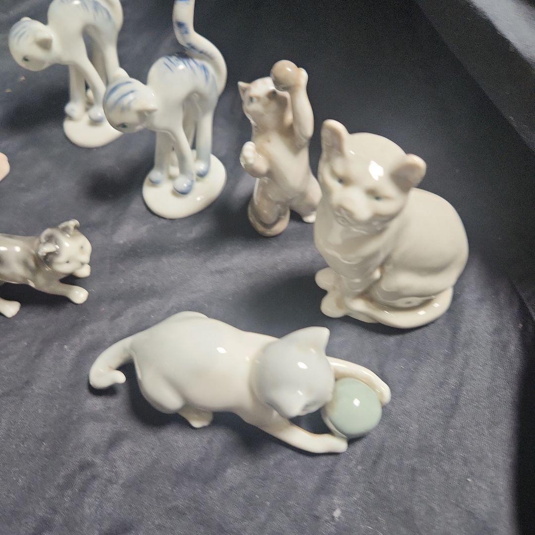 ローヤルコペンハーゲン、ババリエ他猫物置外国製11点