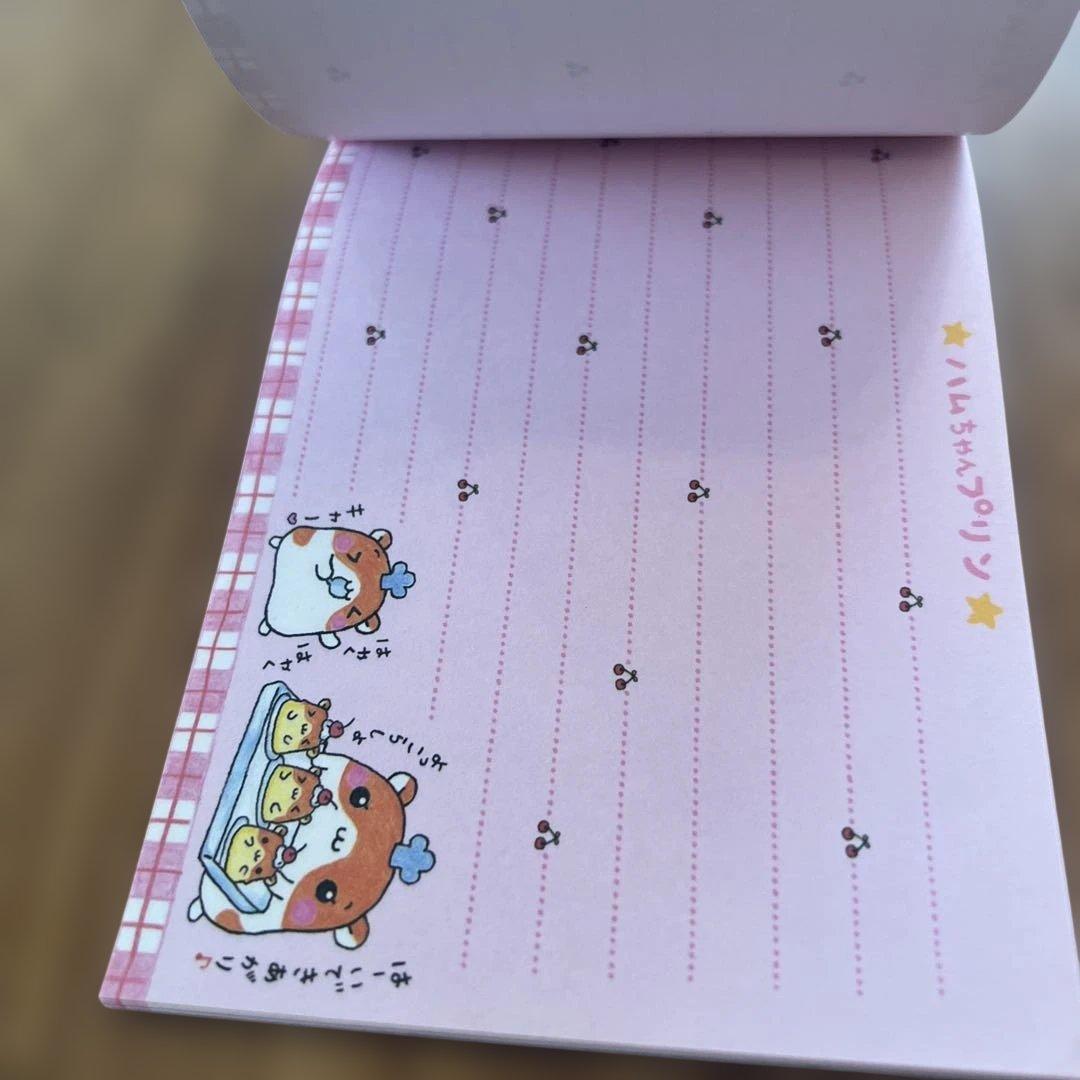 ハムちゃんプリン　メモ帳