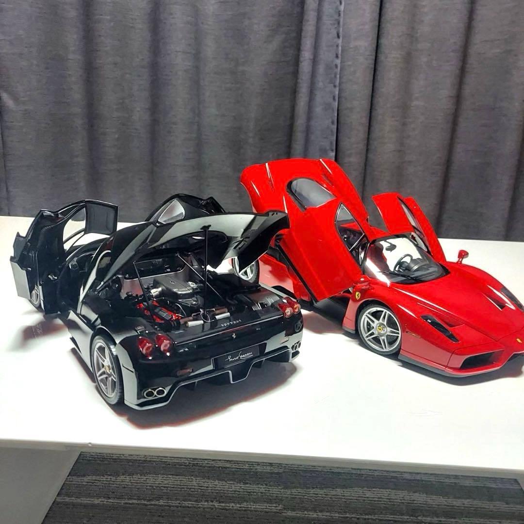 タミヤ1/12コレクターズクラブスペシャル　エンツォフェラーリ　黒赤　2台セット
