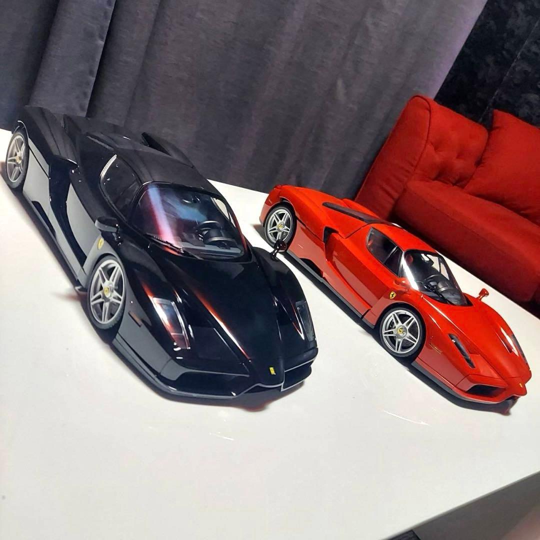 タミヤ1/12コレクターズクラブスペシャル　エンツォフェラーリ　黒赤　2台セット