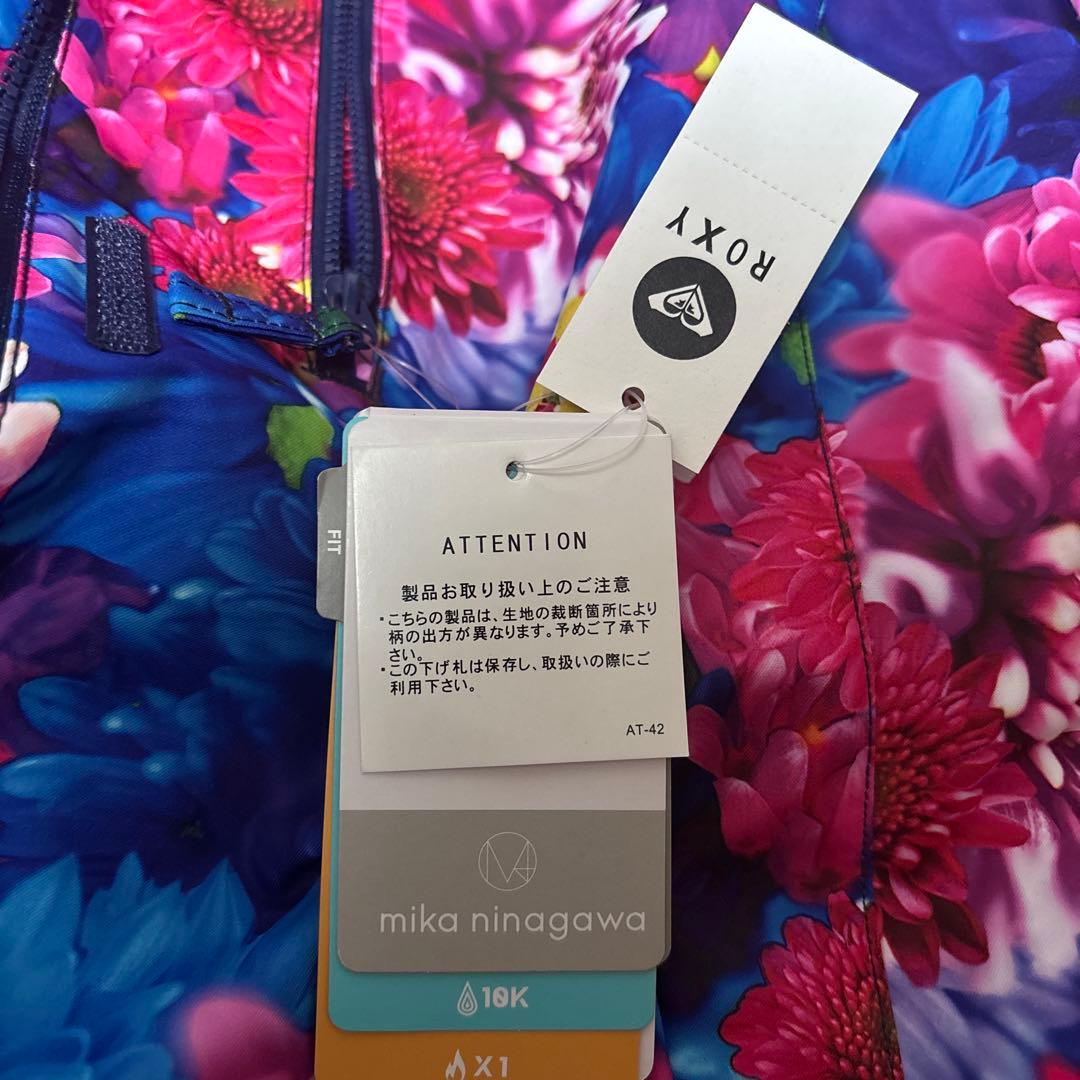 【新品・未使用】ROXY 蜷川実花　コラボ　花柄スキーウェア フード付き