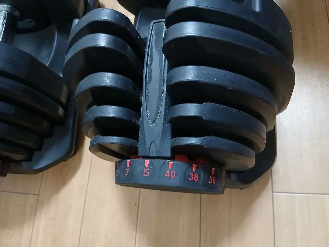 ① 可変式ダンベル 40Kg×1個/計40Kg