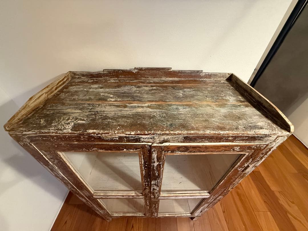 ※最終価格※【展示品】ヴィンテージ　ガラスキャビネット