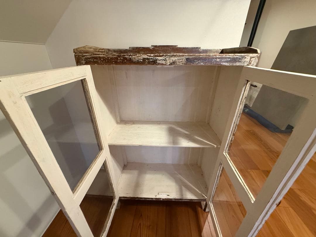 ※最終価格※【展示品】ヴィンテージ　ガラスキャビネット