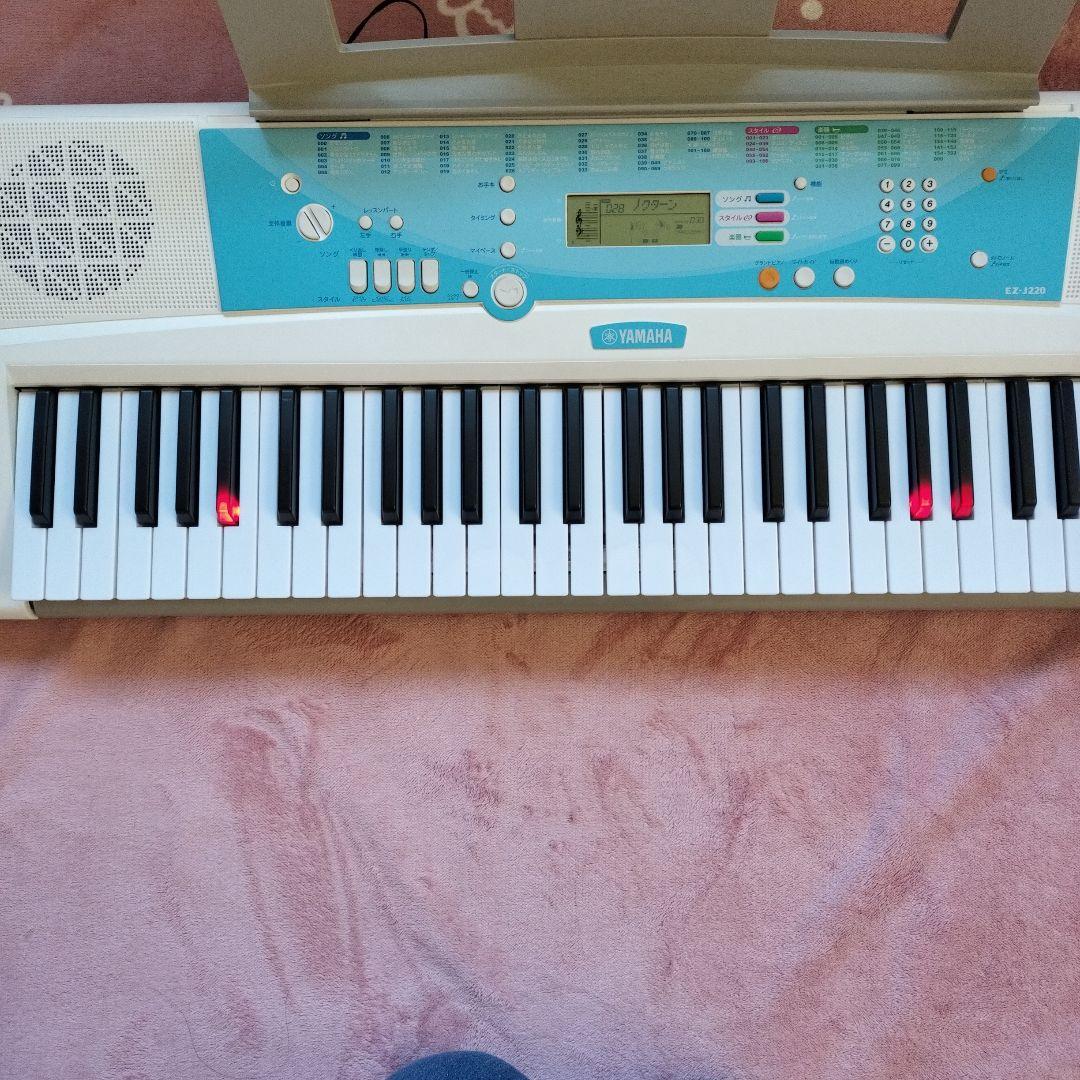YAMAHA EZ-J220 電子キーボード 電子ピアノ 美品