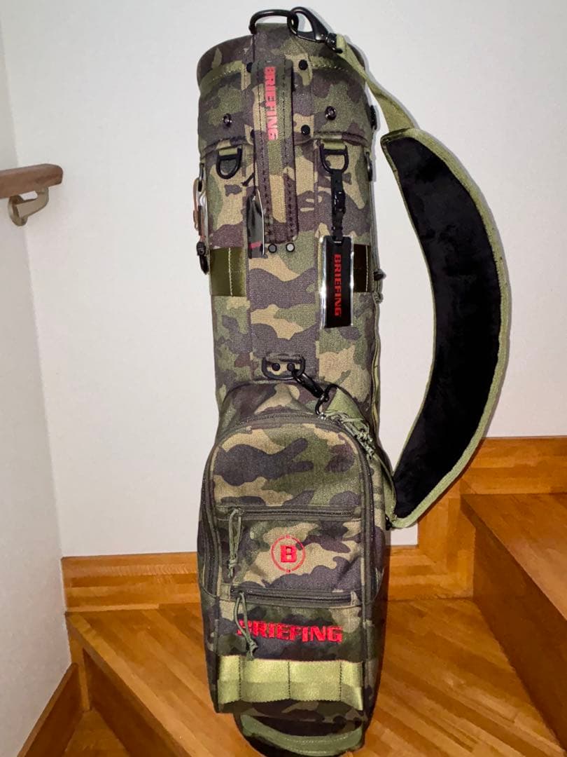 新品　BRIEFING 迷彩 キャディバッグ