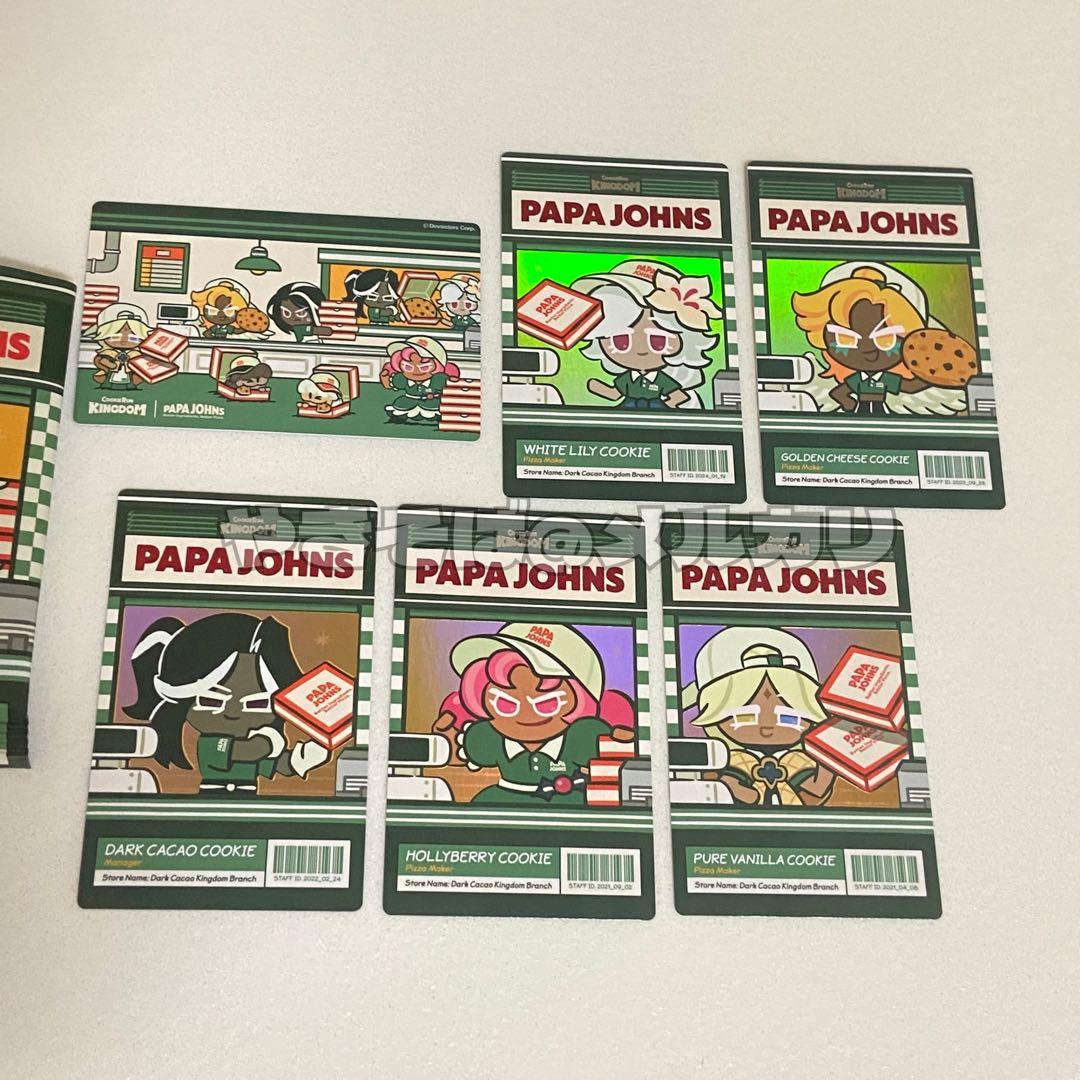 クッキーラン キングダム パパジョーンズ コラボ フォトカード セット