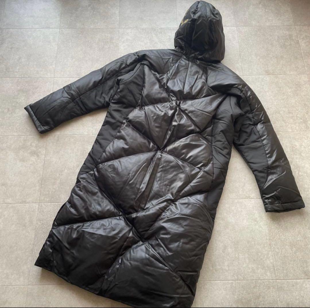 【美品】MIZUNO ベンチコート　 Lサイズ　　ダウンコート　ロング　黒