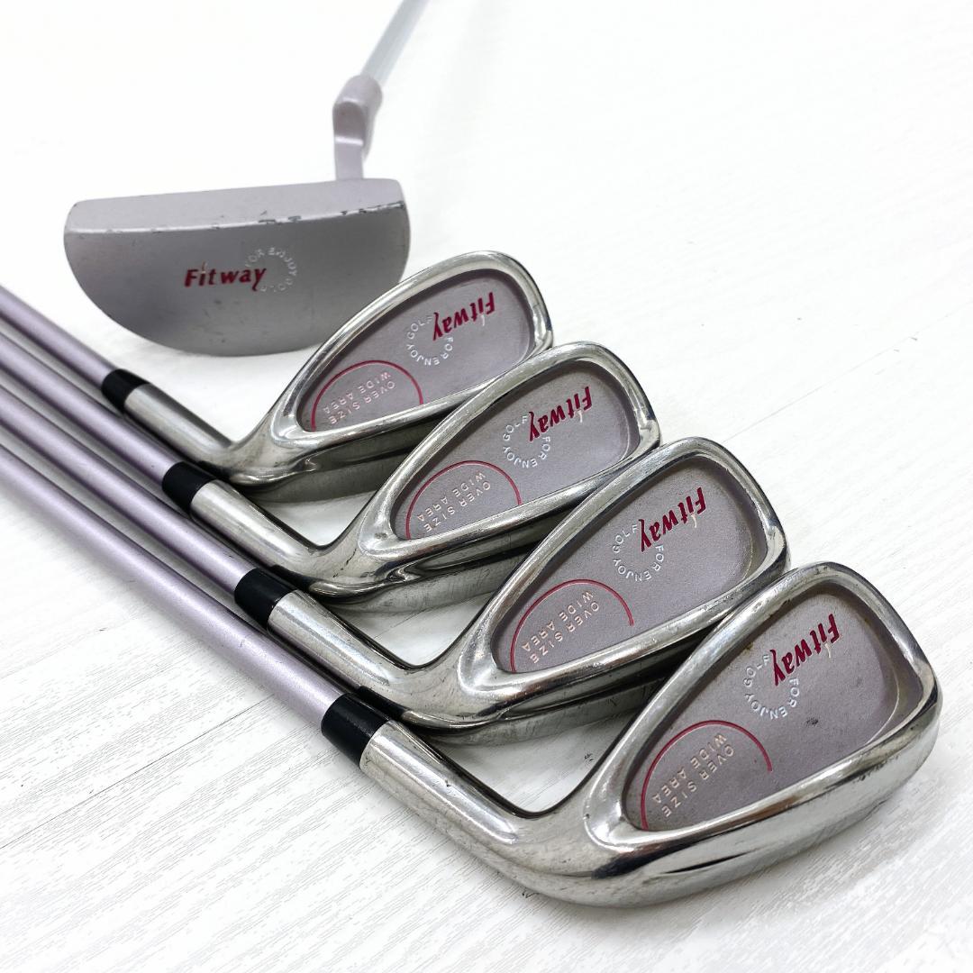 初心者様推奨‼ Fitway フィットウェイ レディース ゴルフ　クラブ セット