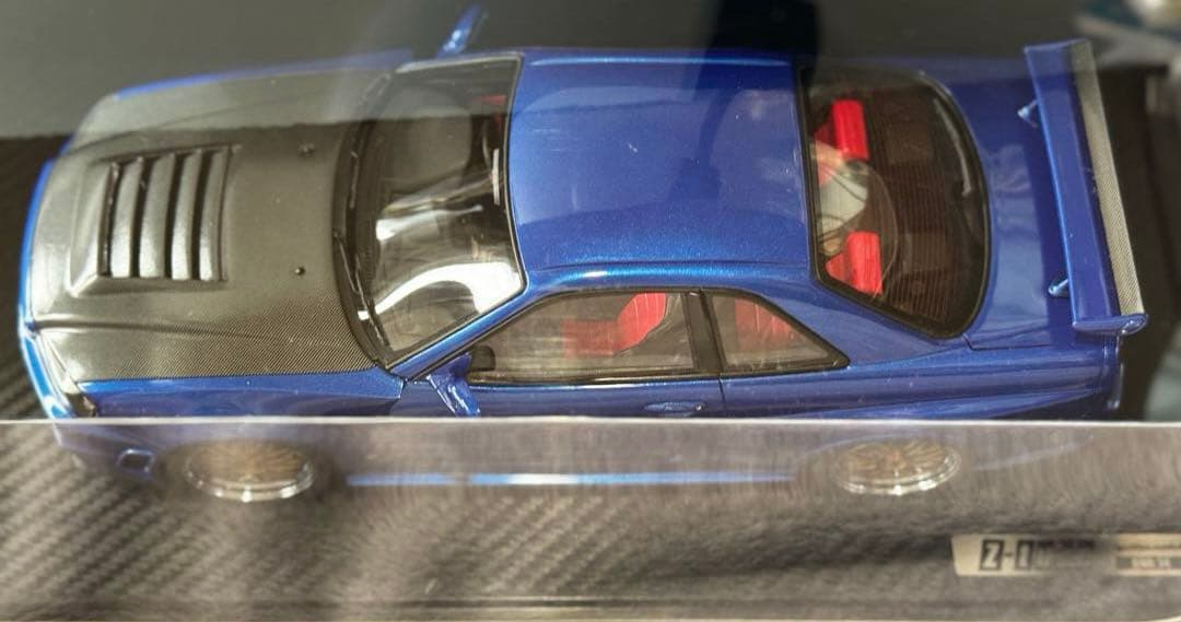 絶版希少 ニスモ R34 GT-R Zチューン ベイサイドブルー 限定140