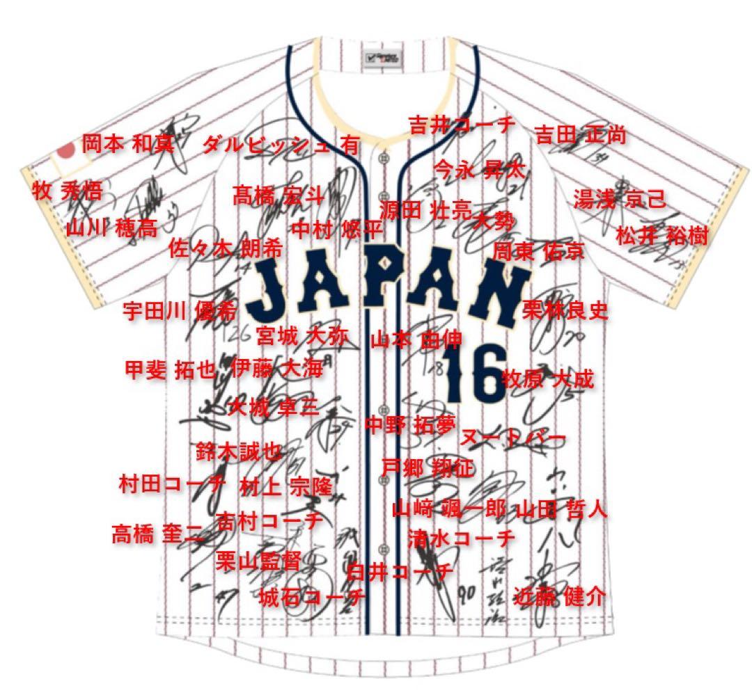 非売品　大谷翔平　2023WBC MVP サインプリント日本代表ユニフォーム