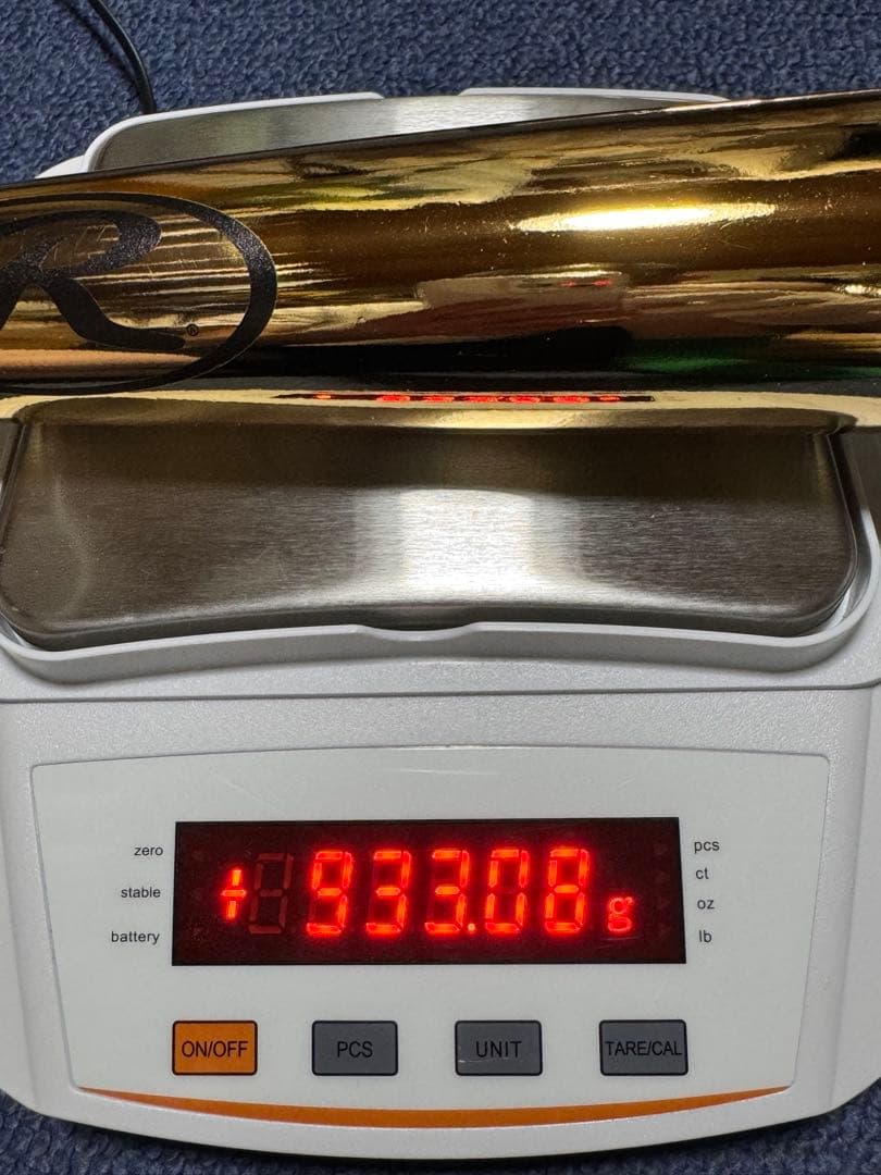 ローリングス 非売品のゴールドバットとシルバーバット 硬式木製バット2本セット