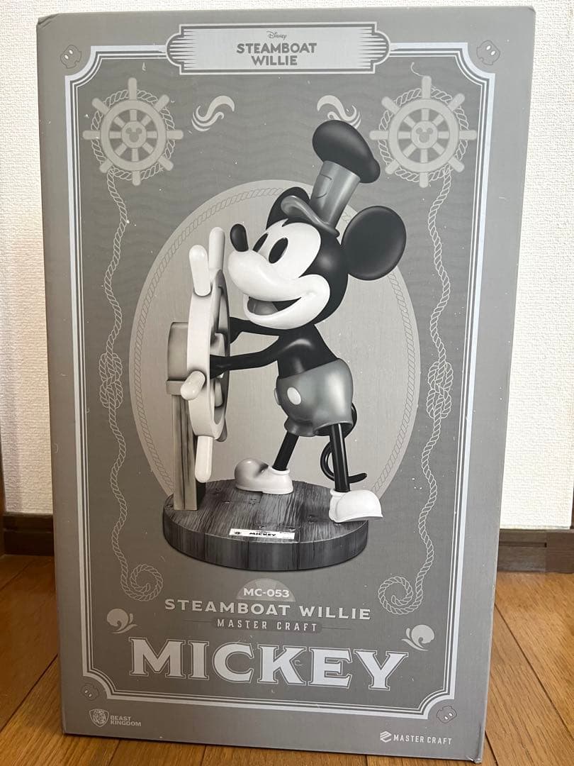 【新品未開封】世界3000個限定　蒸気船ウィリー　ミッキー　フィギュア