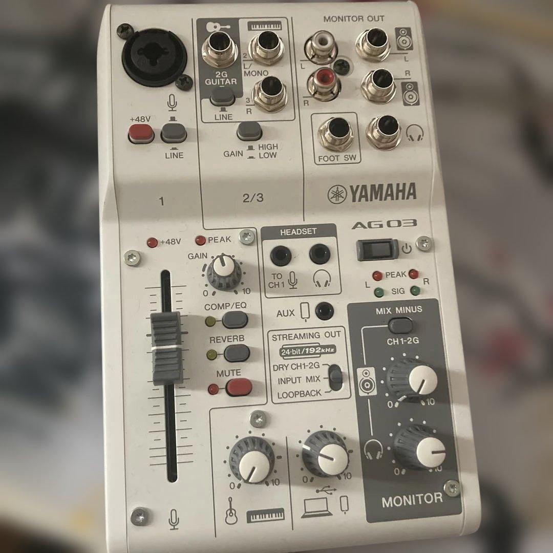 【ほぼ未使用】YAMAHA AG03 オーディオインターフェイス