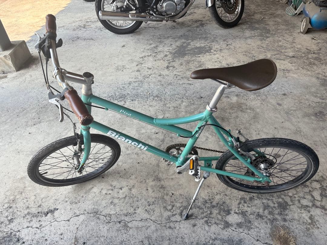 Bianchi ミニベロ 8段変速 ミントグリーン