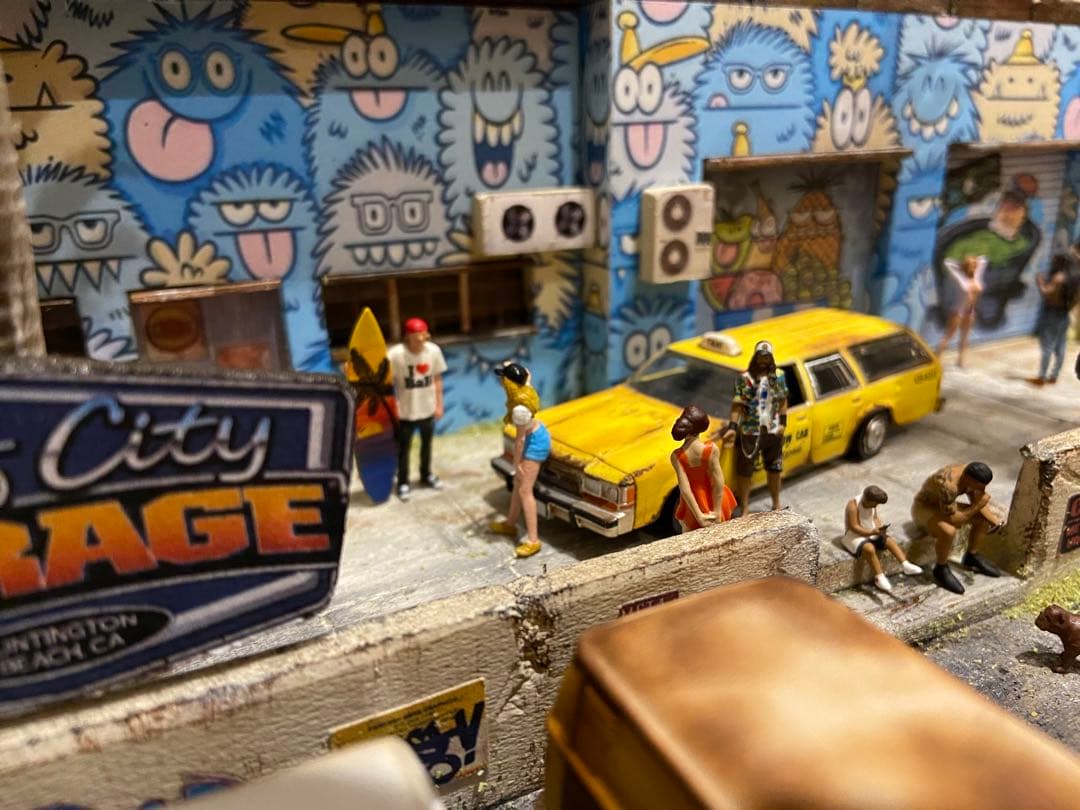 ジオラマ 1/64 【Surf City GARAGE】