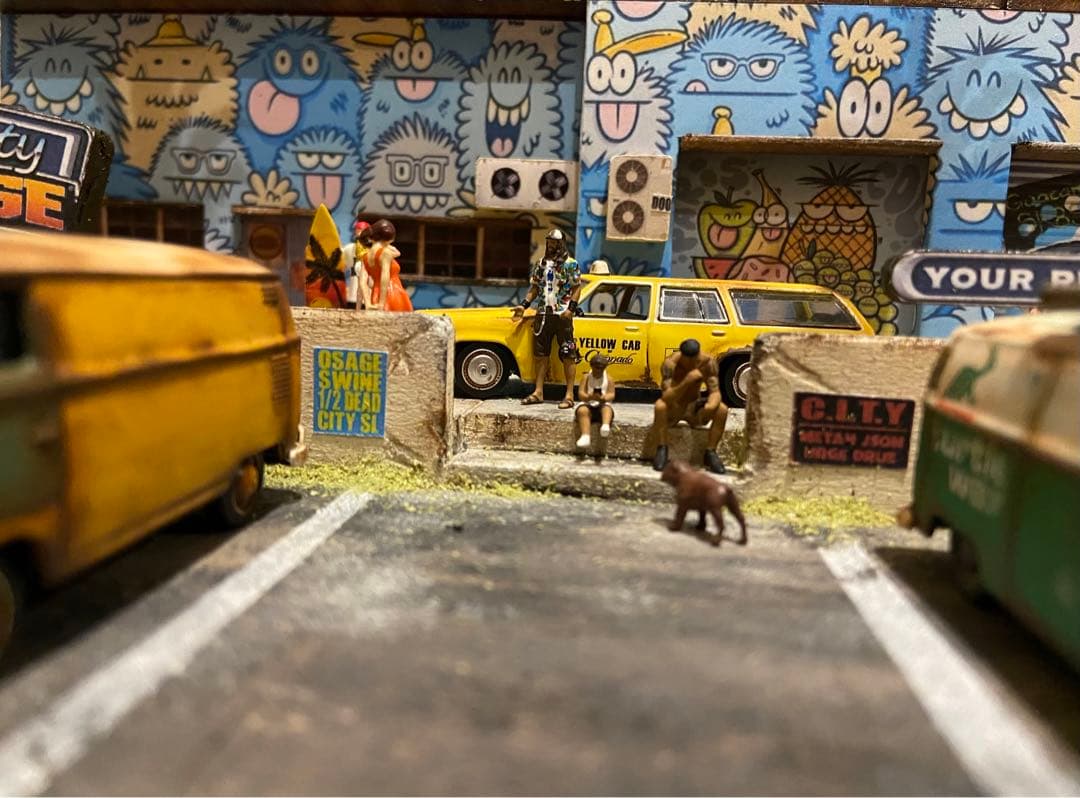 ジオラマ 1/64 【Surf City GARAGE】