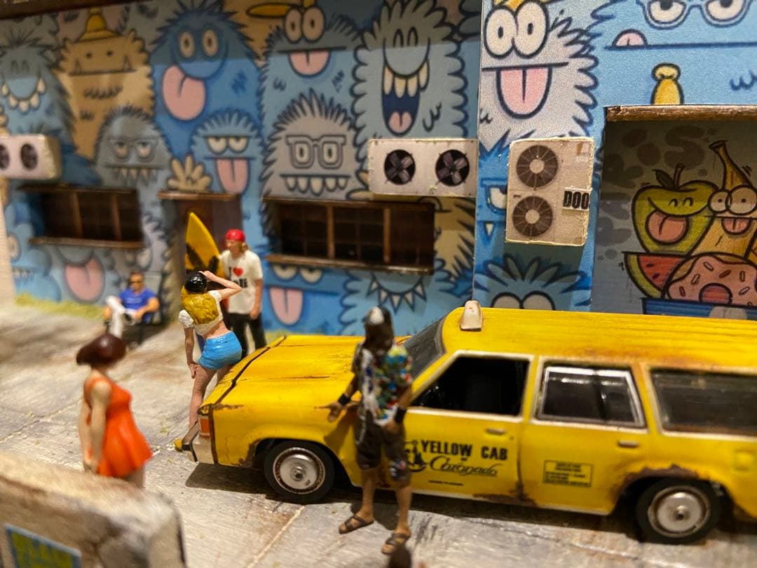 ジオラマ 1/64 【Surf City GARAGE】