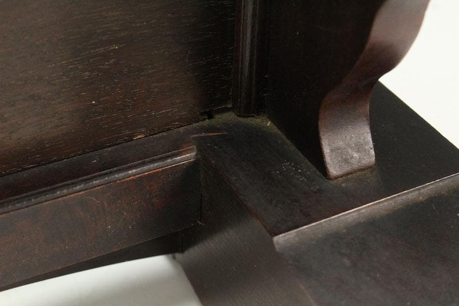 武具甲冑 刀掛 鍔紋透かし 木彫刻 時代物(K-YC460)