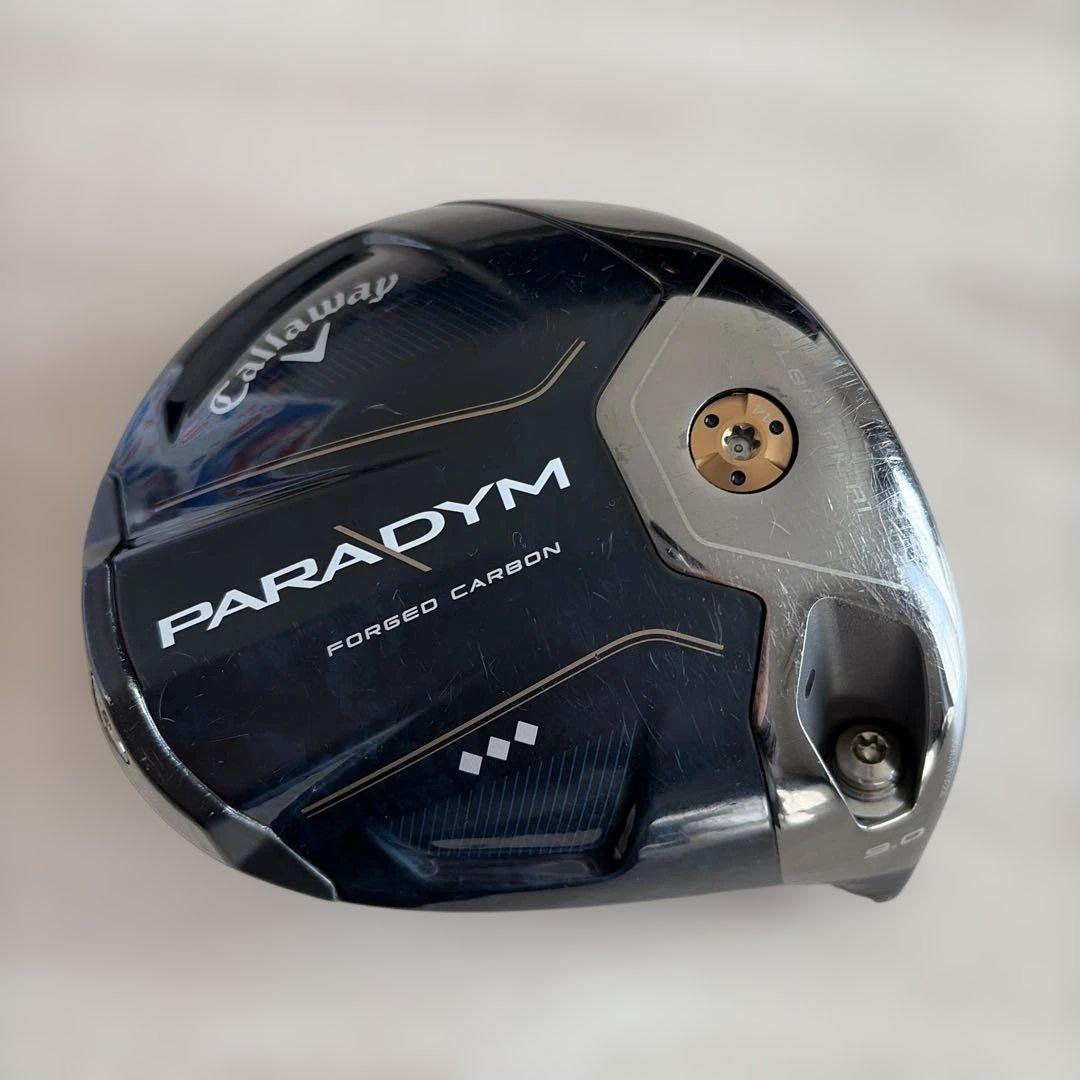 キャロウェイ　パラダイム　トリプルダイヤ　9度　ヘッドのみ　ヘッドカバー付