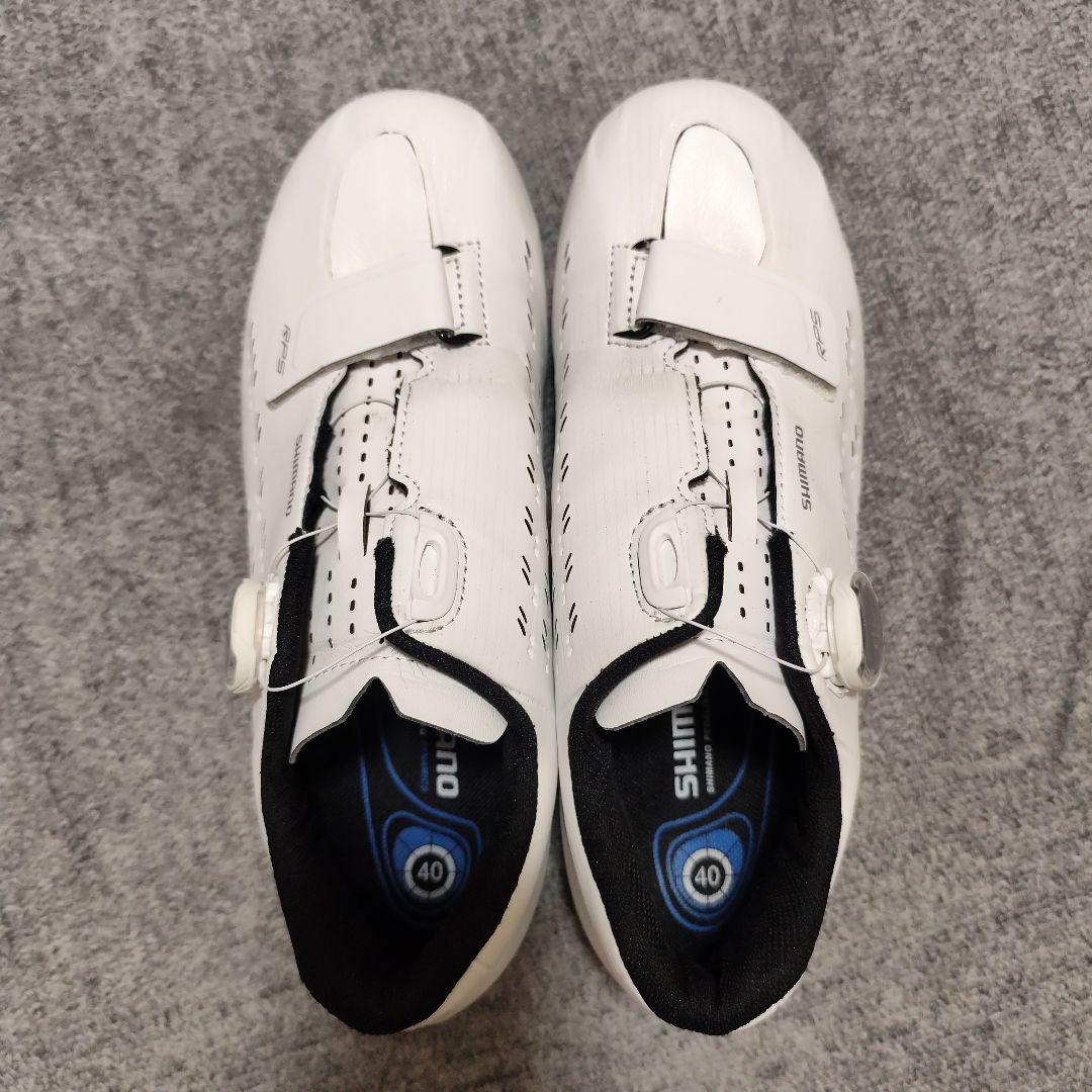 極美品　シマノ　SH-RP501　40.0　25.2　シューズ　ロードシューズ