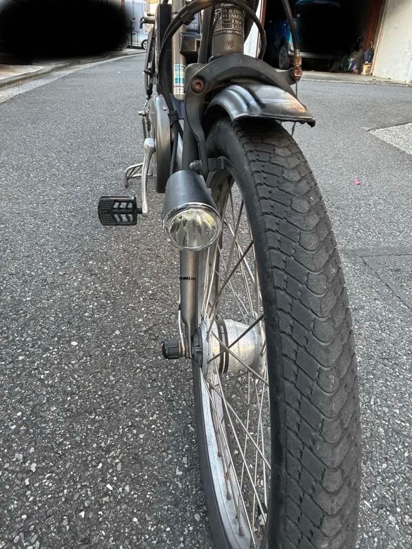 *引取希望*電動アシスト ギュットミニ 大容量 前チャイルドシート付 グレー