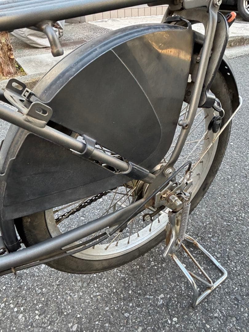 *引取希望*電動アシスト ギュットミニ 大容量 前チャイルドシート付 グレー