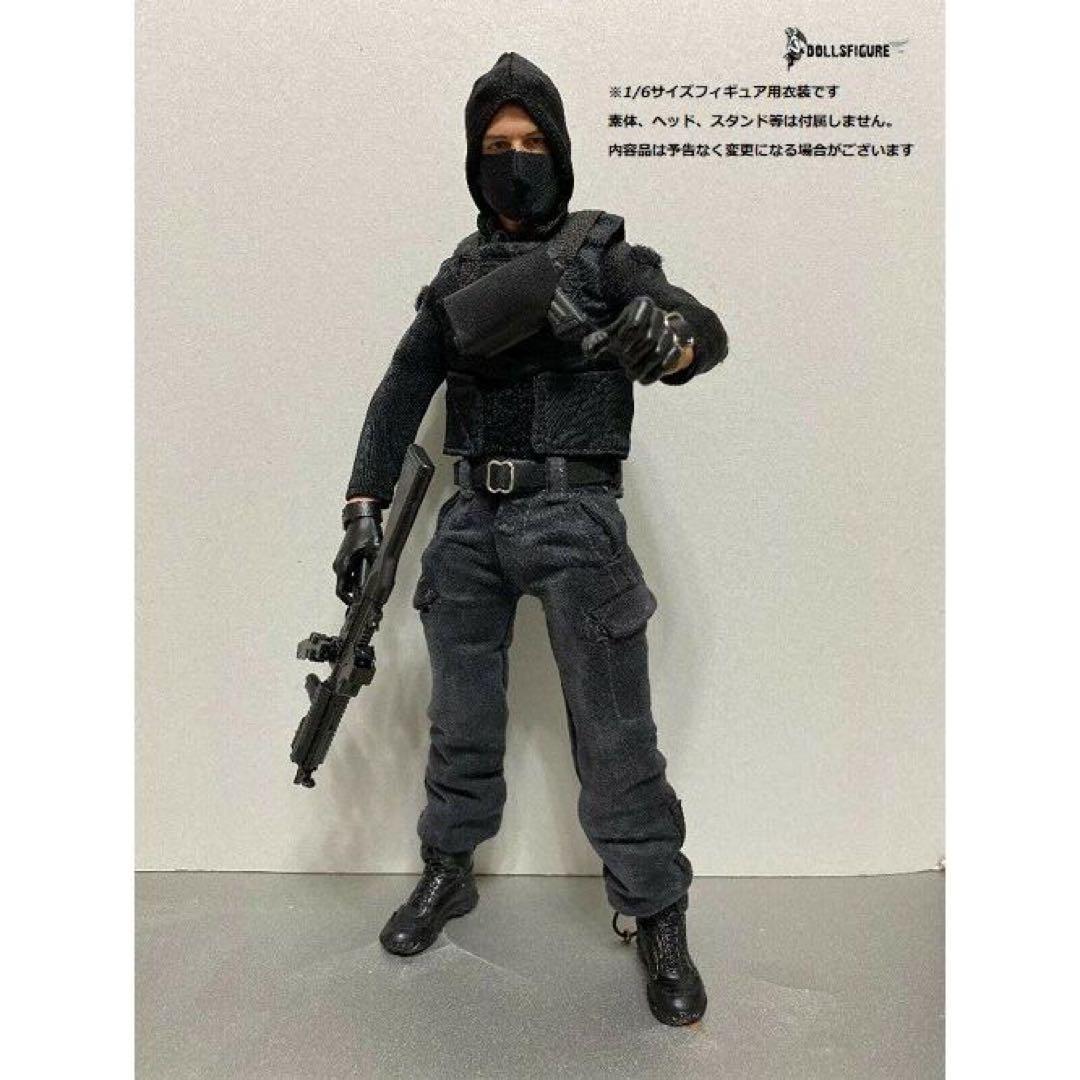 1/6フィギュア用衣装男性用特殊部隊傭兵服コスチューム SP1