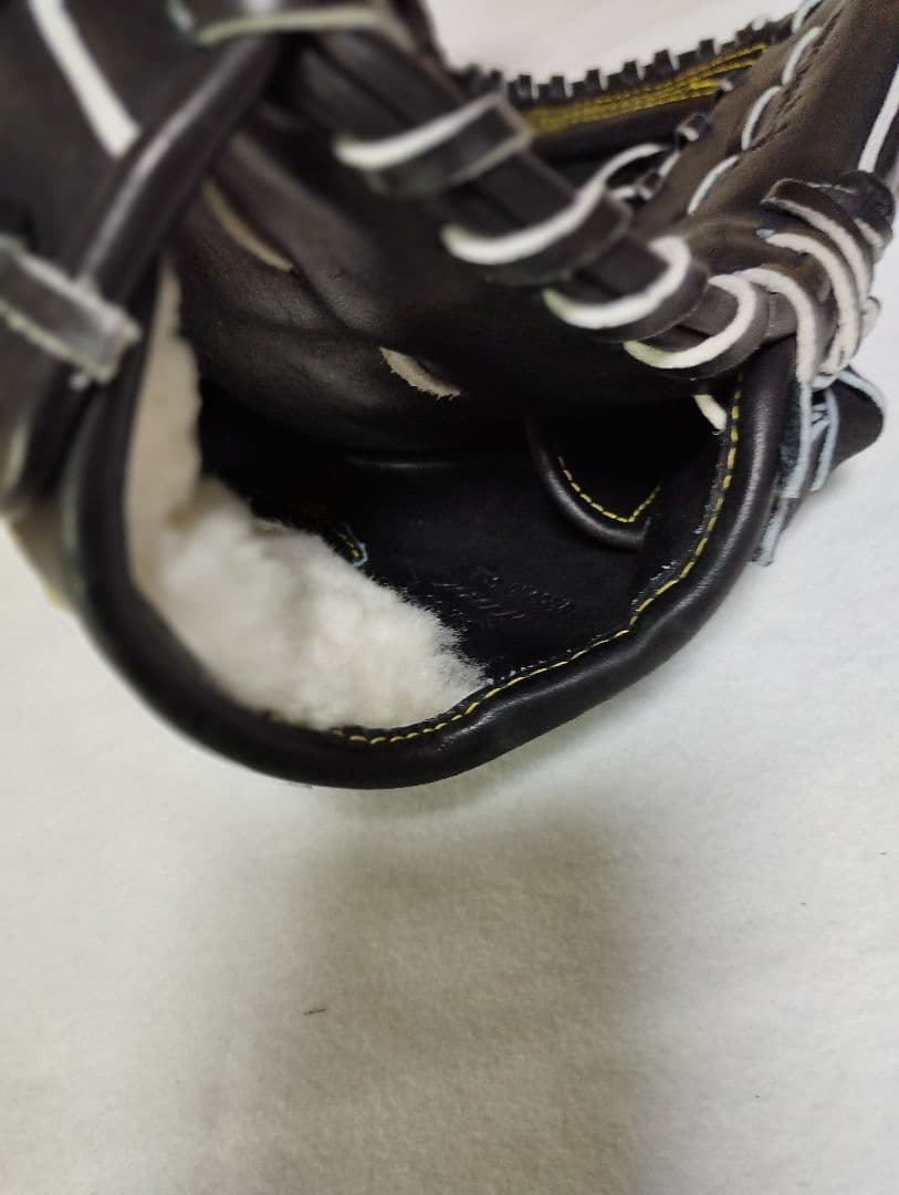 Mizuno 硬式 外野手用グローブ 16N 濃紺　レフティ【ほぼ新品】