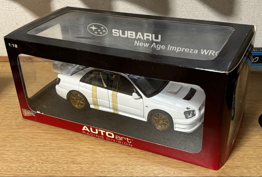 AUTOart 1/18 スバル インプレッサ WRC ホワイト　限定品　レア物